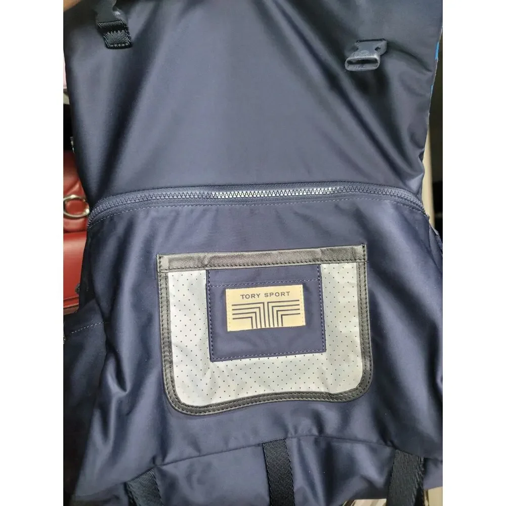 Tory Sport nylon shoulder bag blue